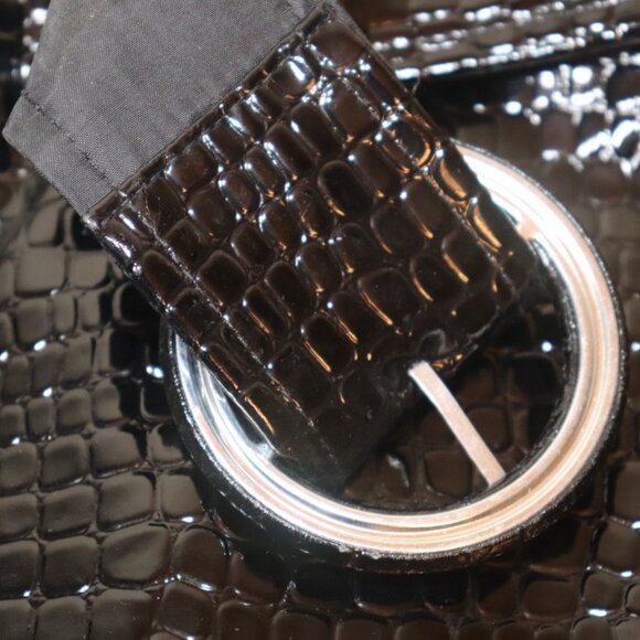 Eloquii X Refinery29 Faux Patent Black Skirt, Size 18, NWT - Picture 9 of 15